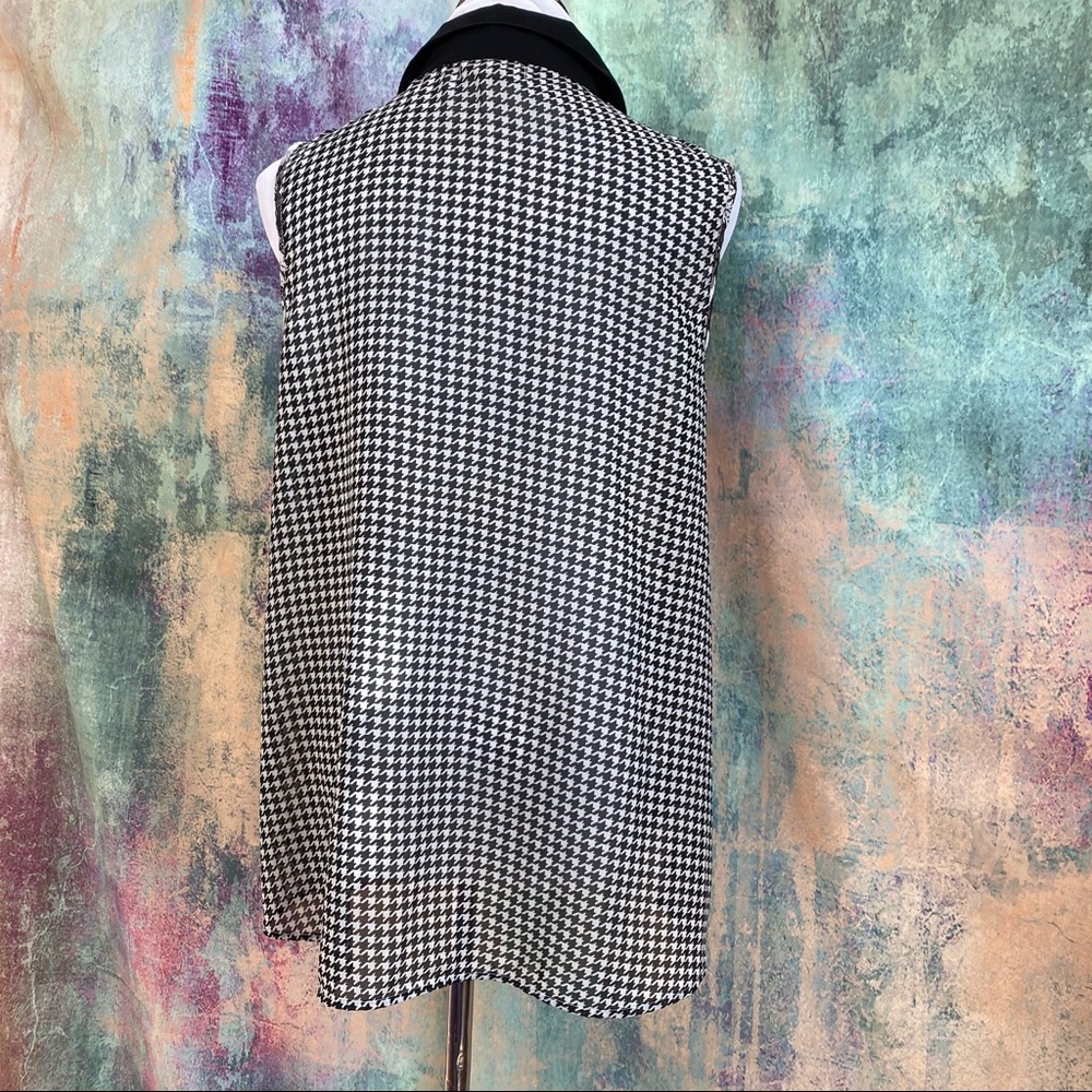 Kenar Work To Weekend Button Down Sleeveless Blou… - image 2